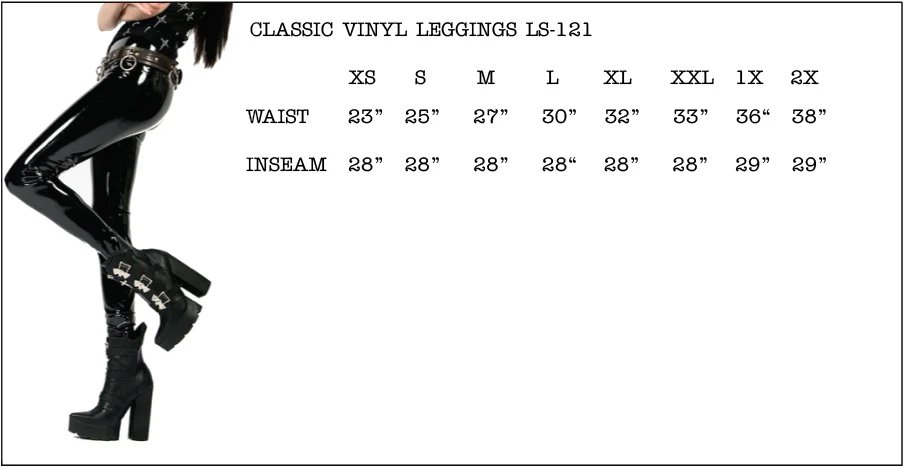 4-Way Stretch PVC Leggings - Image 7