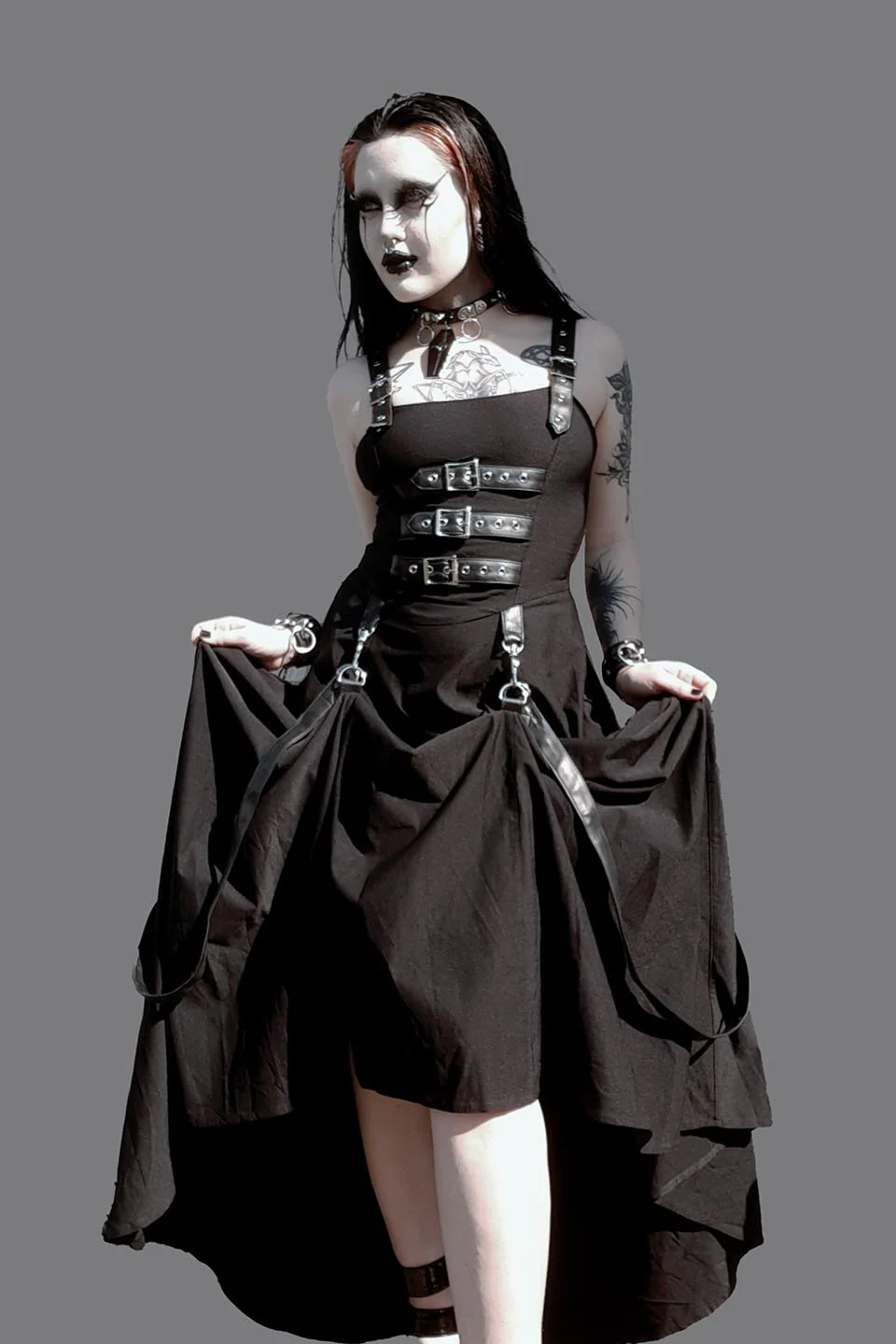BLACK INDUSTRY BALL GOWN - Image 3