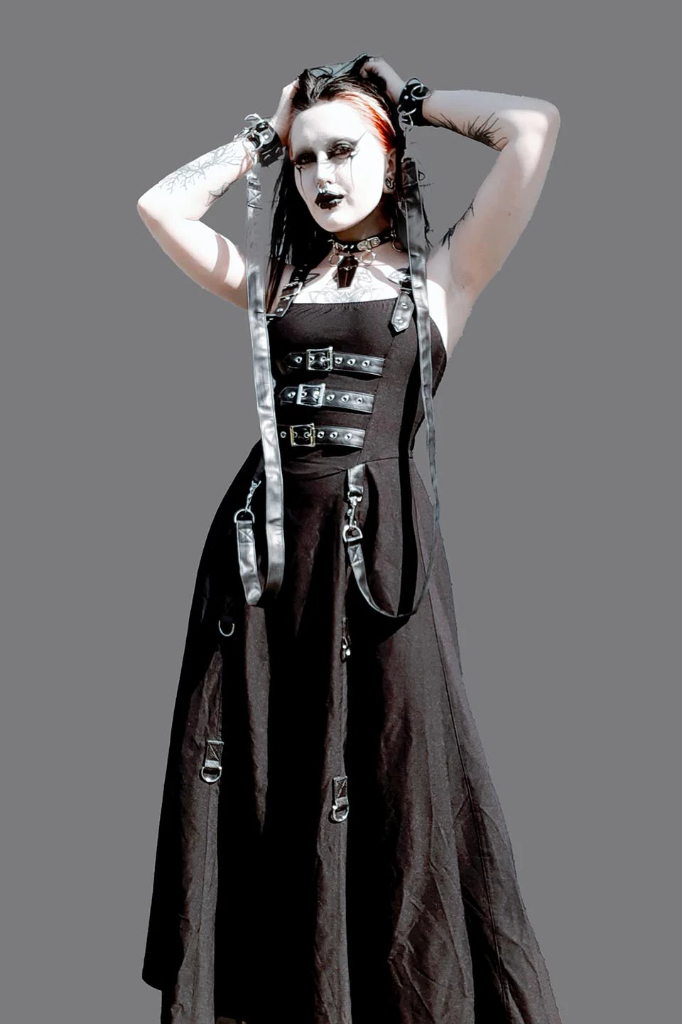 BLACK INDUSTRY BALL GOWN - Image 8