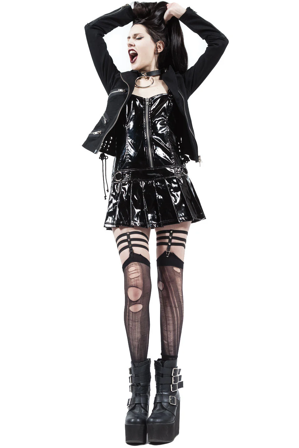 Chained To The Radiator Moto Jacket - Image 3