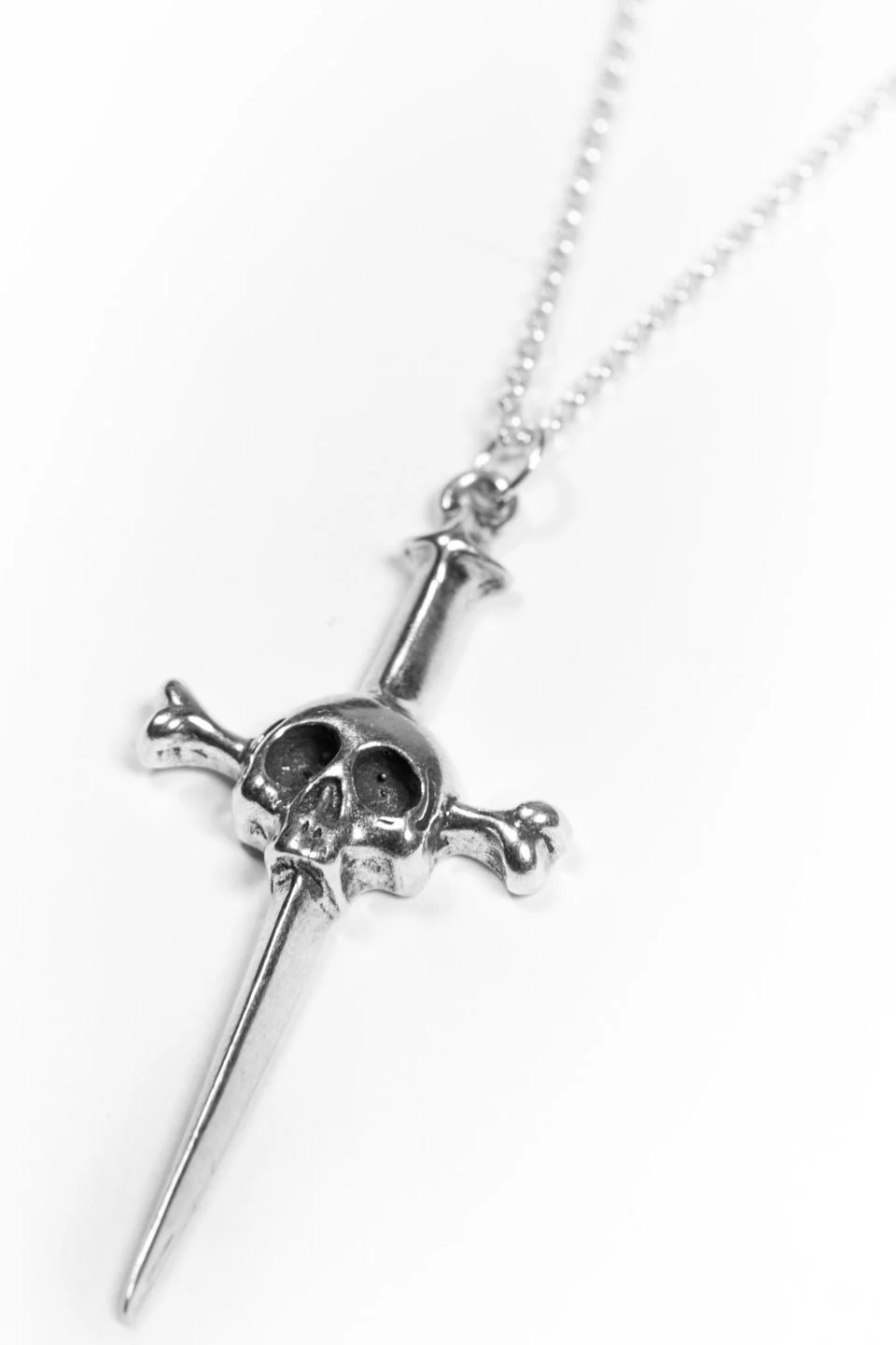 Classic Dagger Pendant Necklace