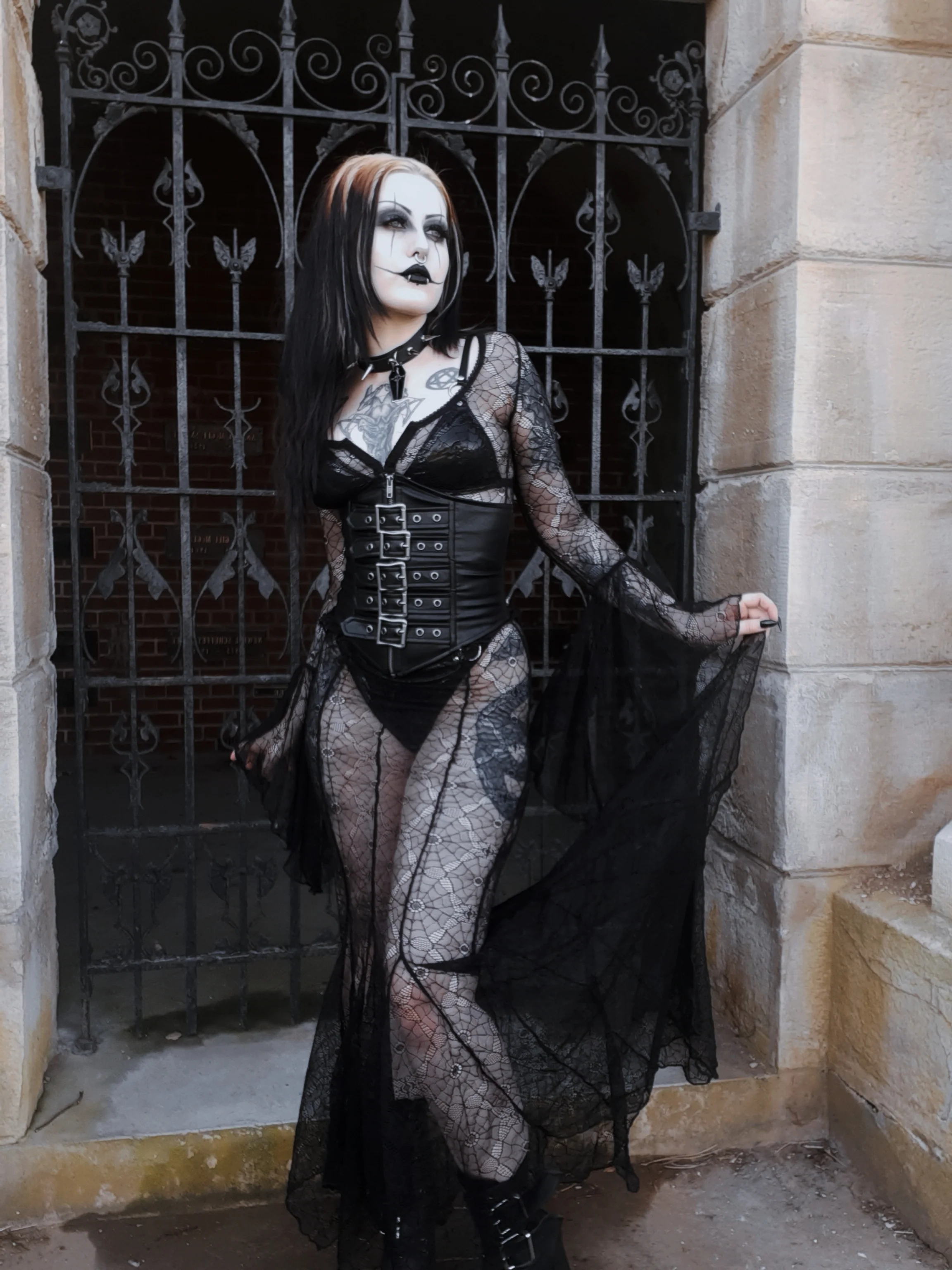 Classic Waist Cincher in Matte Black Vegan Leather - Image 10