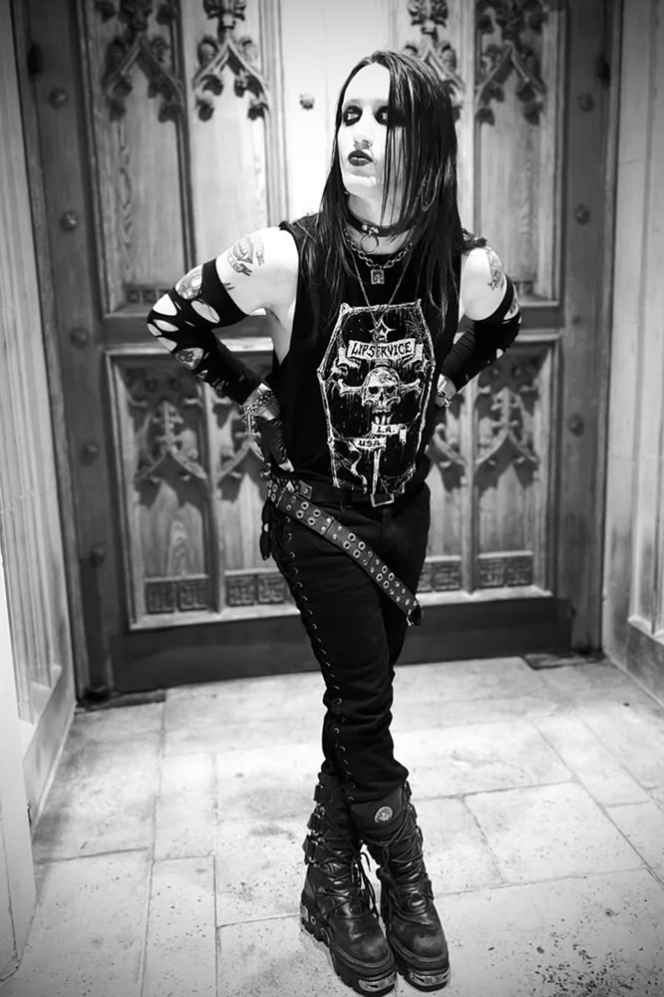 Lip Service Coffin T-shirt - Image 3