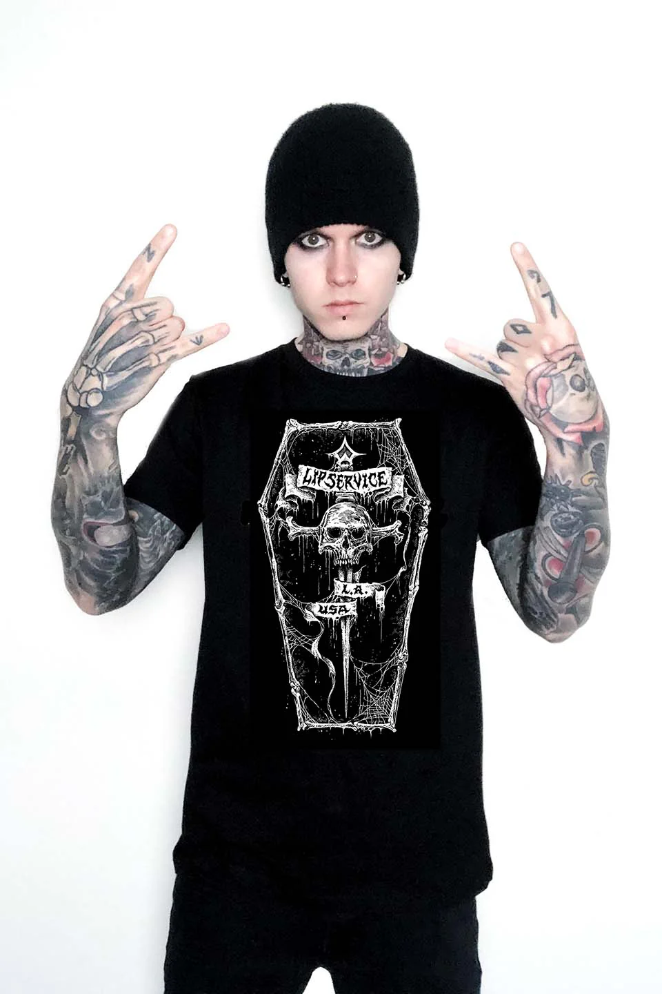 Lip Service Coffin T-shirt - Image 4