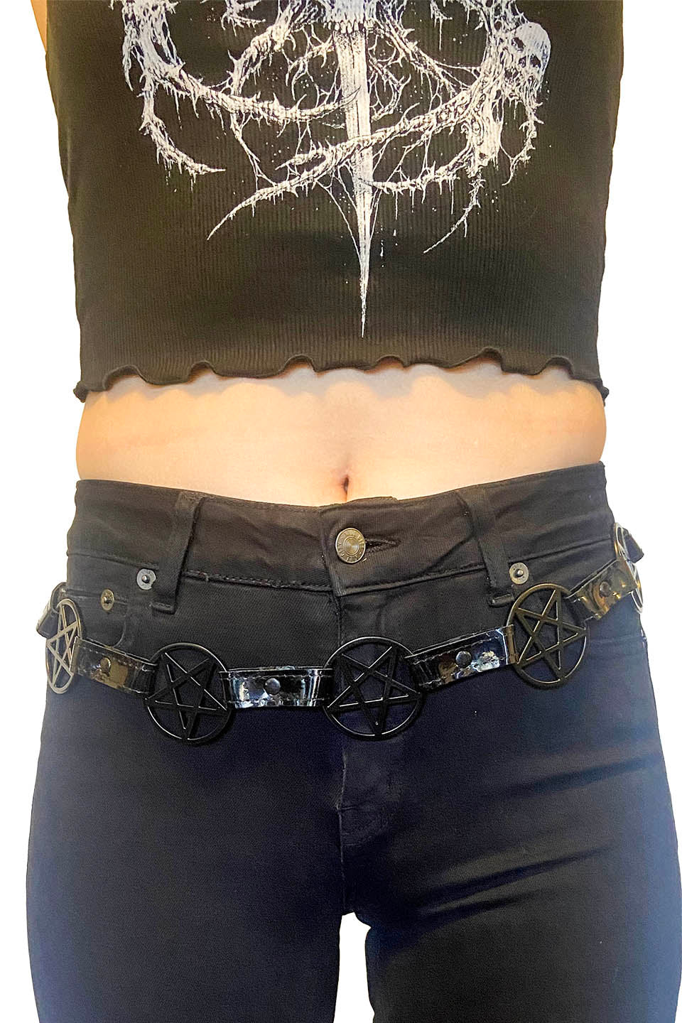 Black Pentagram Belt - Image 2