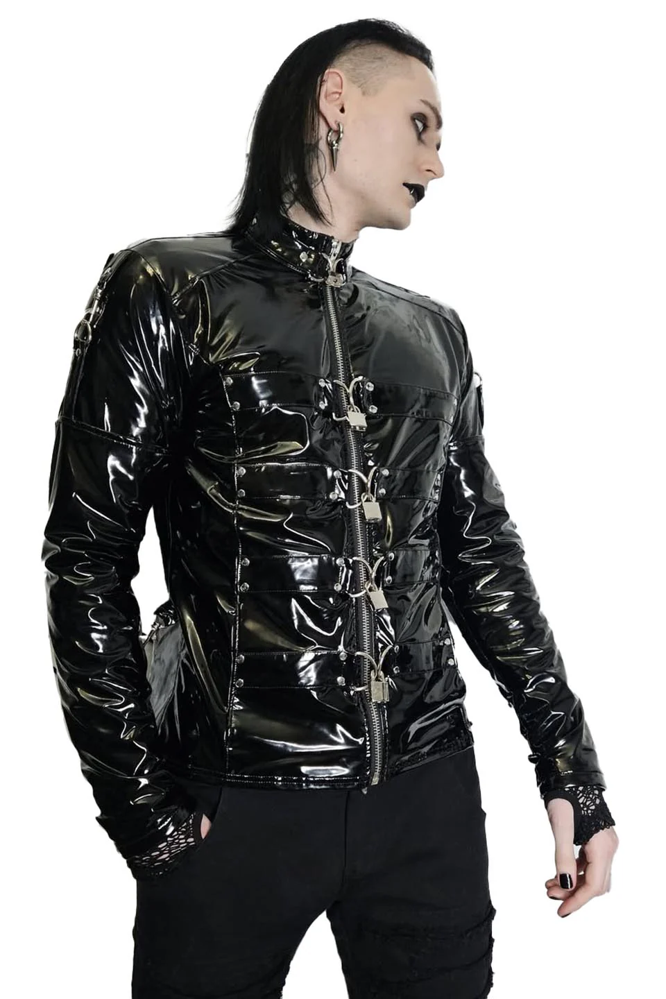 Lip Service Institutionalized PVC Straight Jacket - Image 13