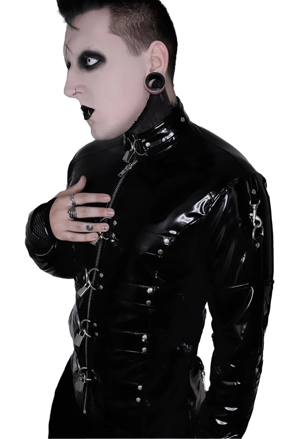 Lip Service Institutionalized PVC Straight Jacket - Image 14