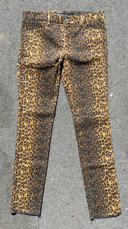 Vintage Cheetah Print Jeans 31