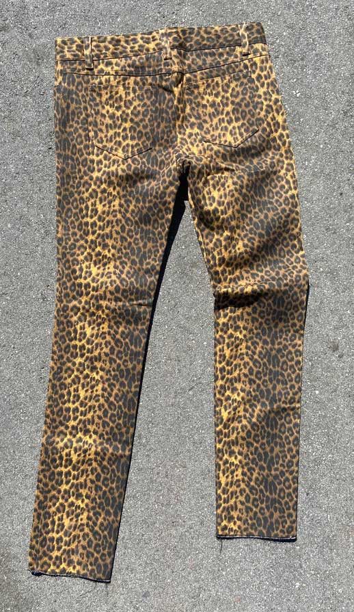 Vintage Cheetah Print Jeans 31 - Image 2