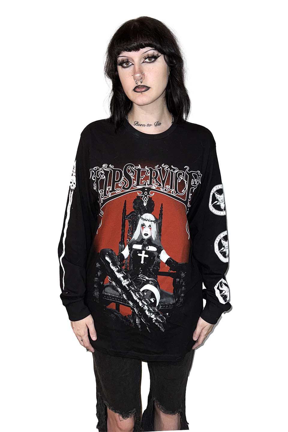 Cradle Worship Long Sleeve T-shirt - Image 3