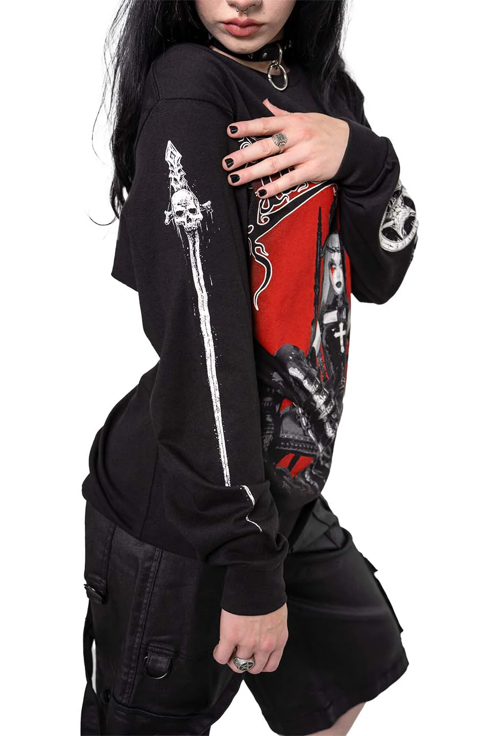 Cradle Worship Long Sleeve T-shirt - Image 4