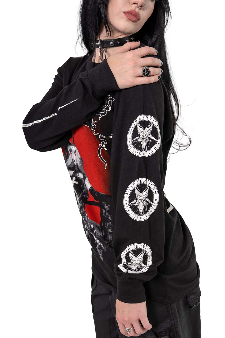 Cradle Worship Long Sleeve T-shirt - Image 6