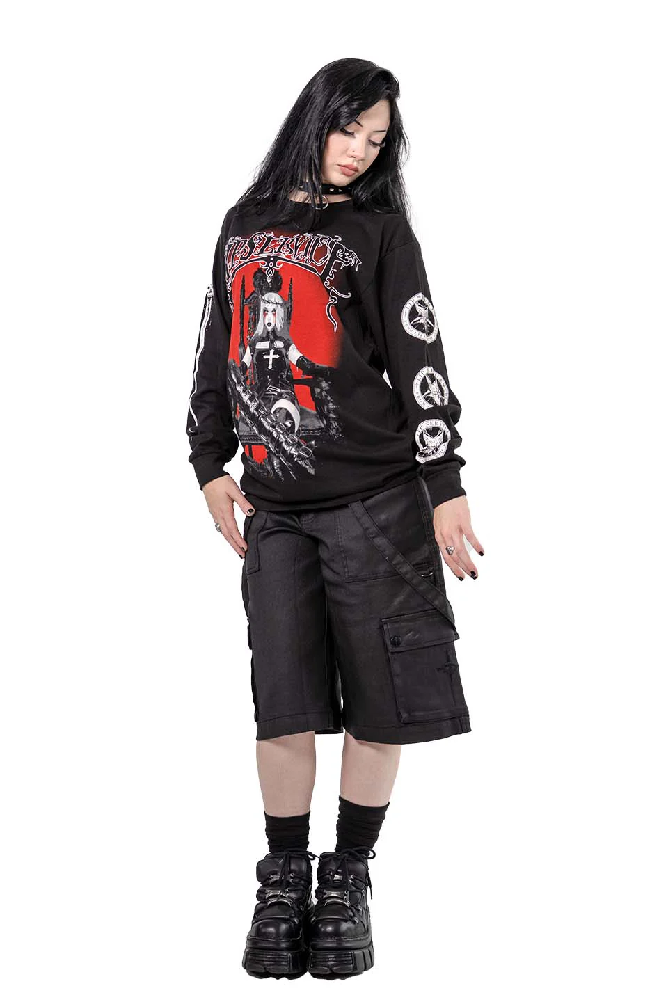 Cradle Worship Long Sleeve T-shirt - Image 9