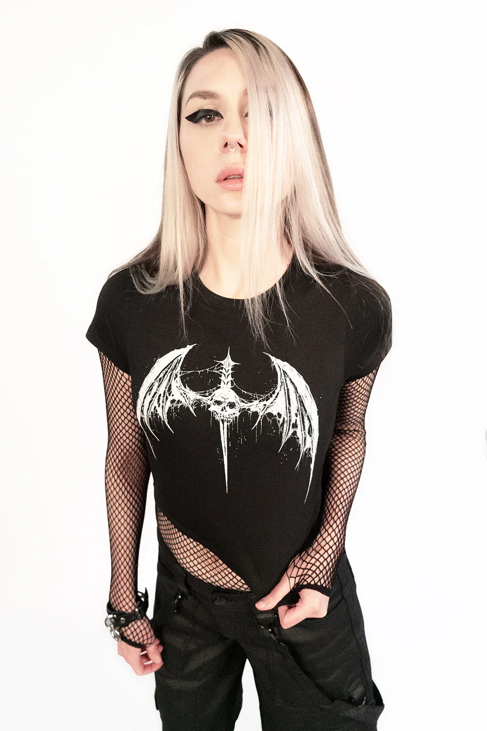 Dagger Bat Baby Tee - Image 3
