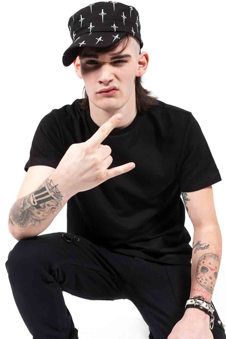 Dagger Print Hat - Image 5