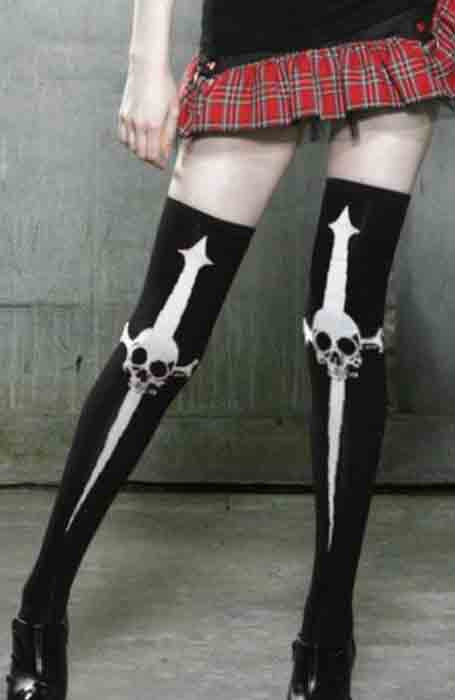 Dagger Thigh High Socks - Image 8