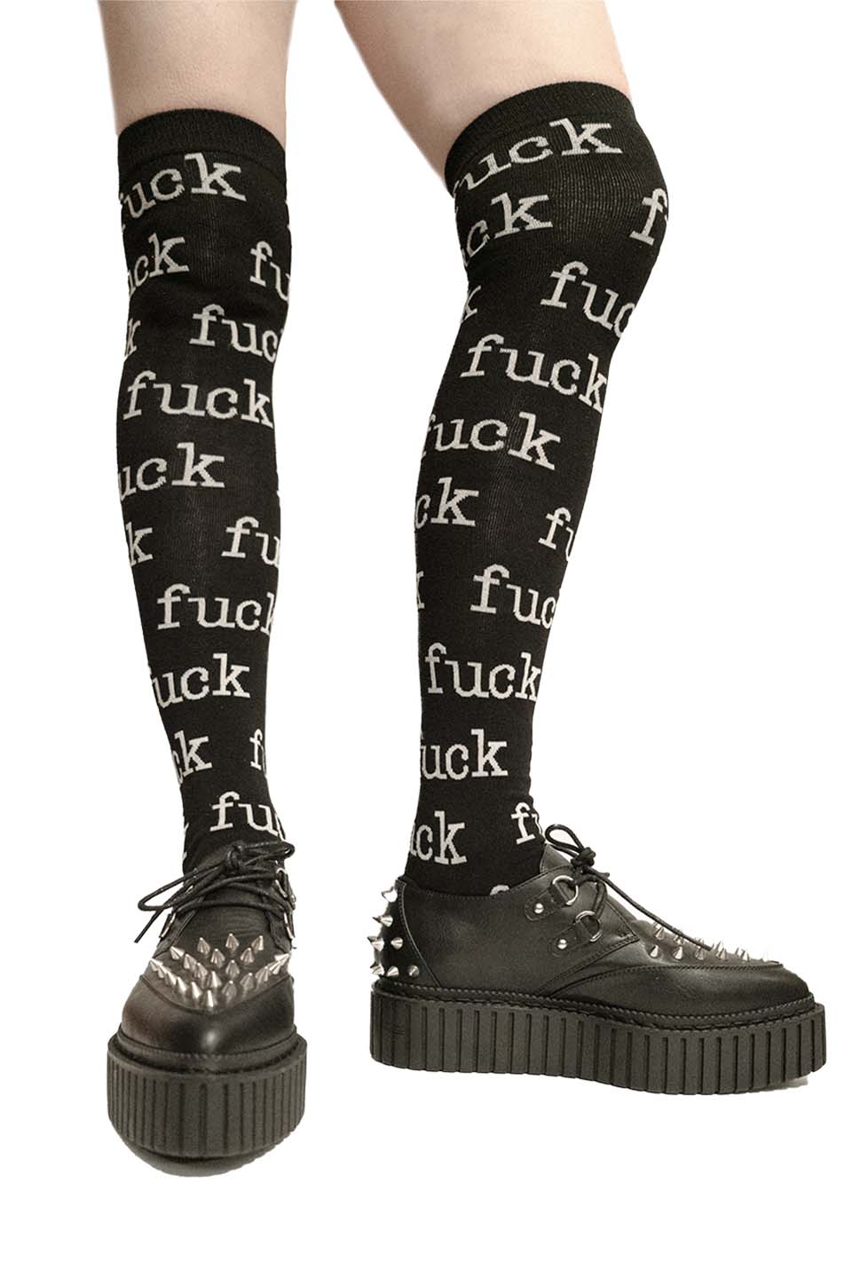 Fuck Thigh High Socks - Image 5