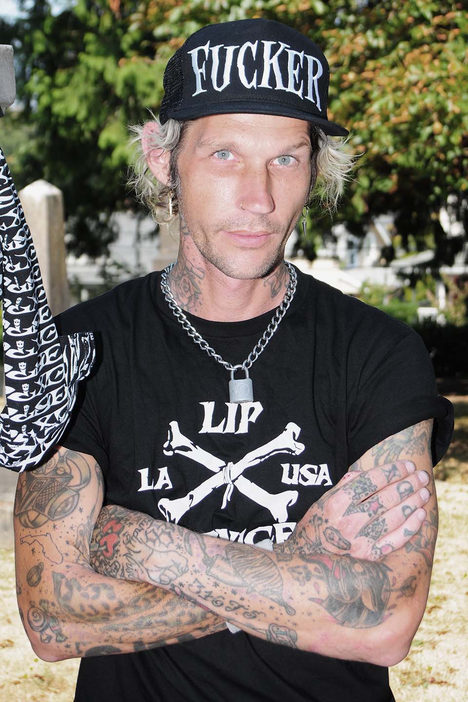 Fucker Trucker Black Snapback Hat - Image 3