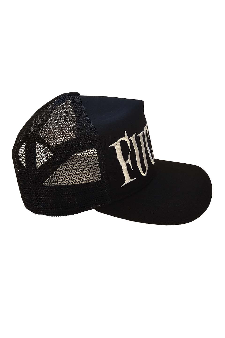 Fucker Trucker Black Snapback Hat - Image 5