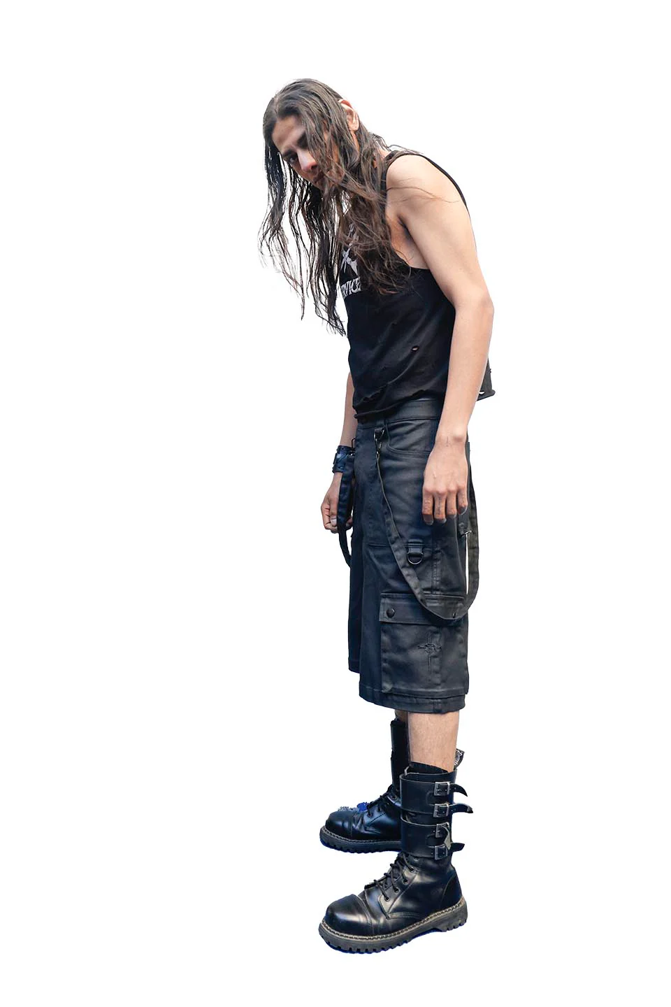 Future Division Headhunter Waxed Bondage Unisex Cargo Shorts - Image 3