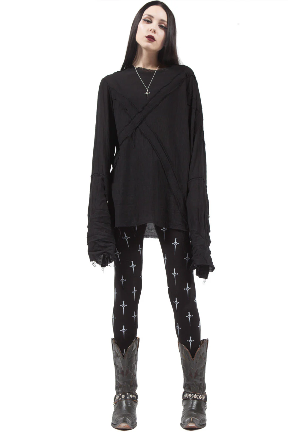 Dagger Print Leggings - Image 4