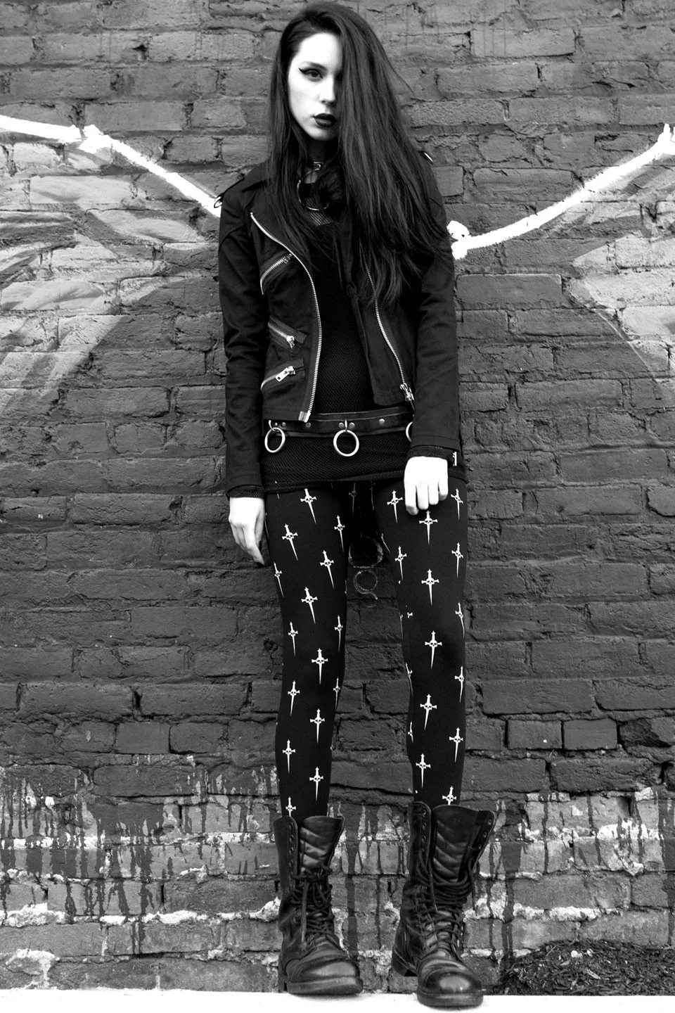 Dagger Print Leggings - Image 6