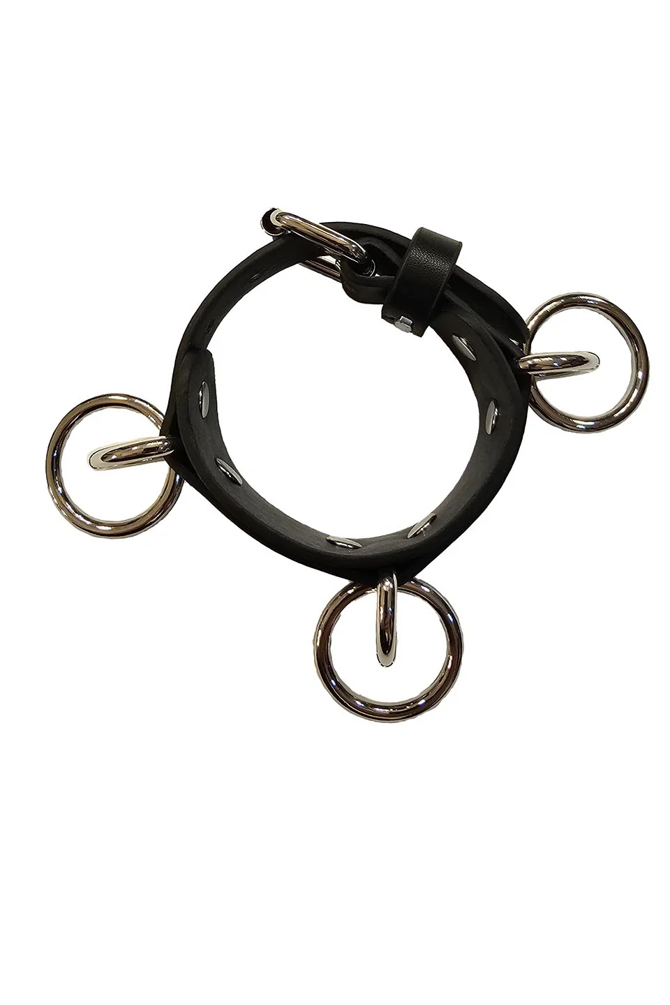Lip Service Bondage Ring Bracelet Cuff Vegan - Image 4