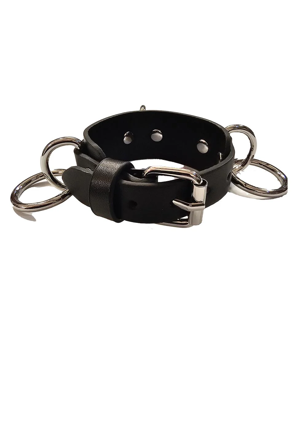 Lip Service Bondage Ring Bracelet Cuff Vegan - Image 5