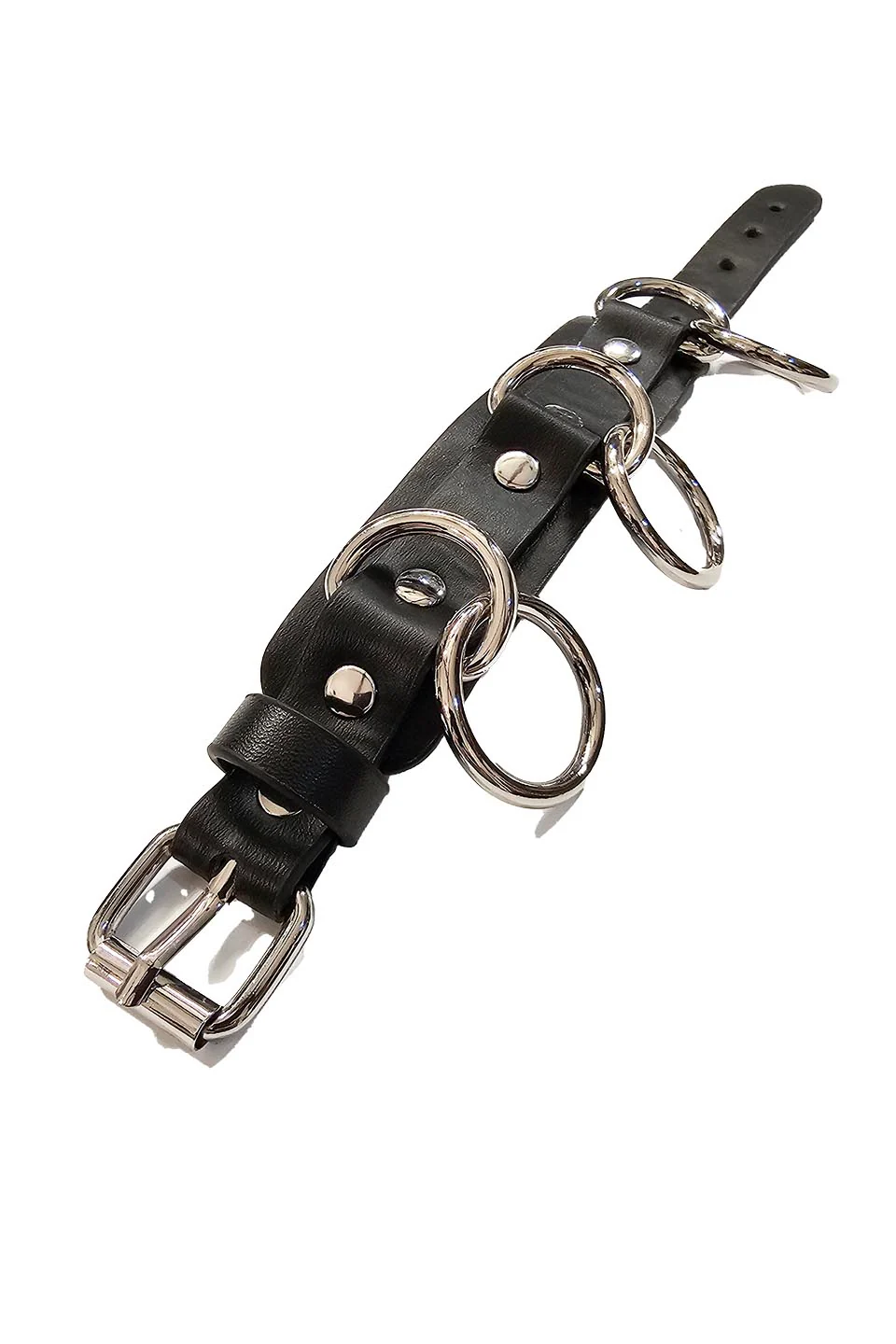 Lip Service Bondage Ring Bracelet Cuff Vegan - Image 7