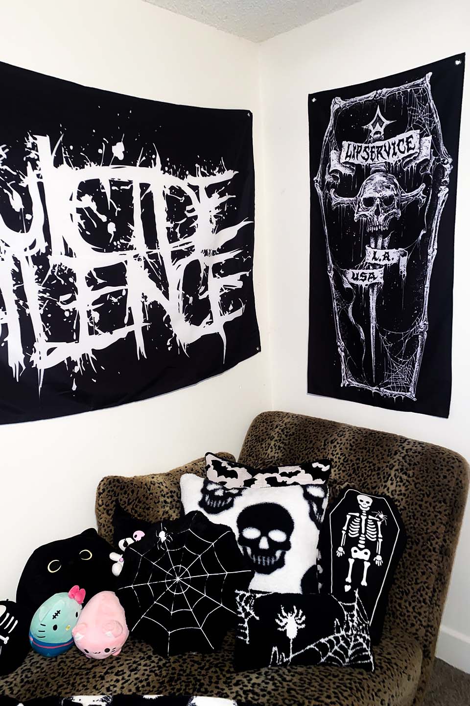 Lip Service Coffin Wall Banner - Image 2