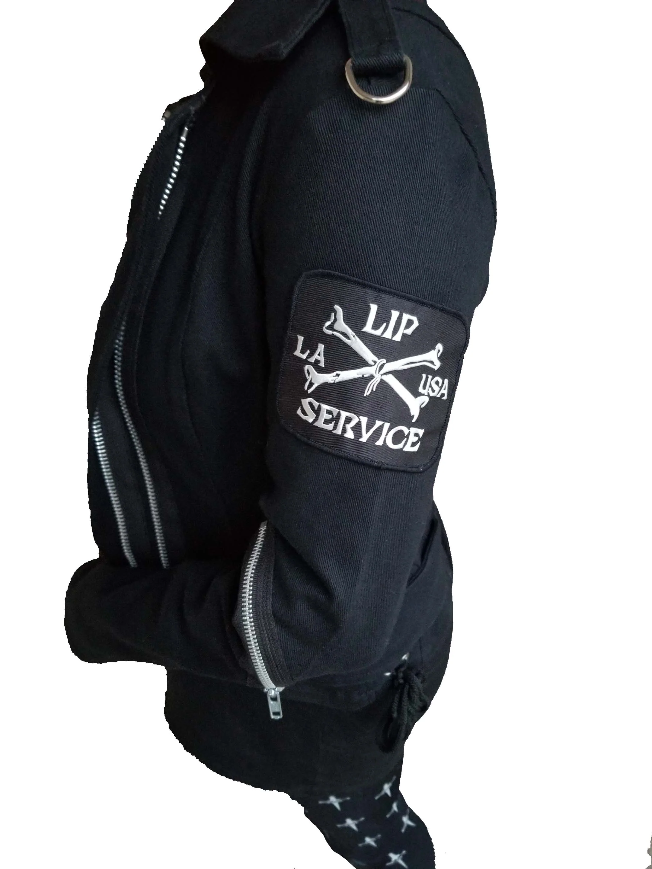 Lip Service Cross Bones Patch - Image 2