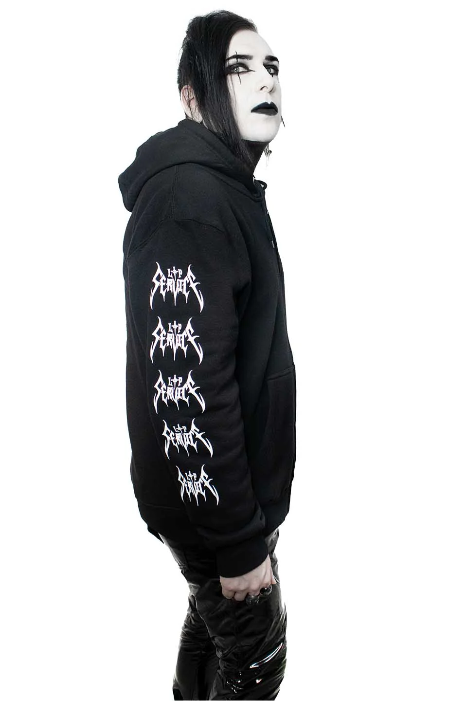 Lip Service Dagger Coffin Zip Hoodie - Image 5