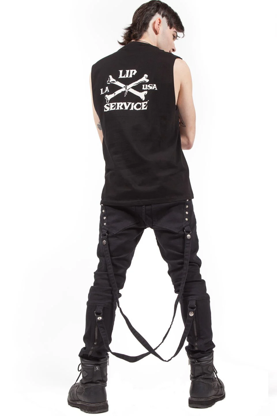 Lip Service Dagger Banner T-shirt - Image 5