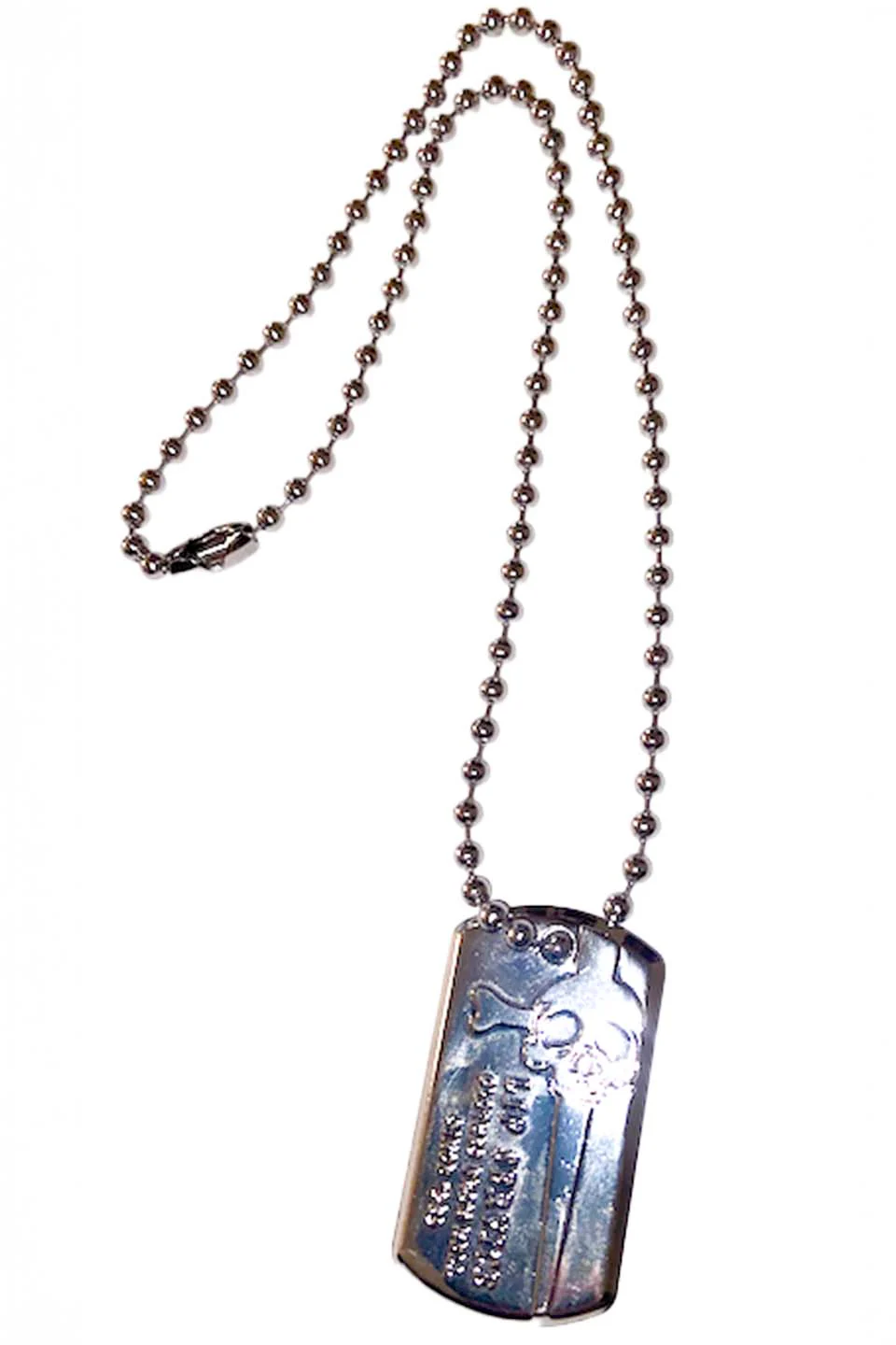 Lip Service Dog Tag Necklace