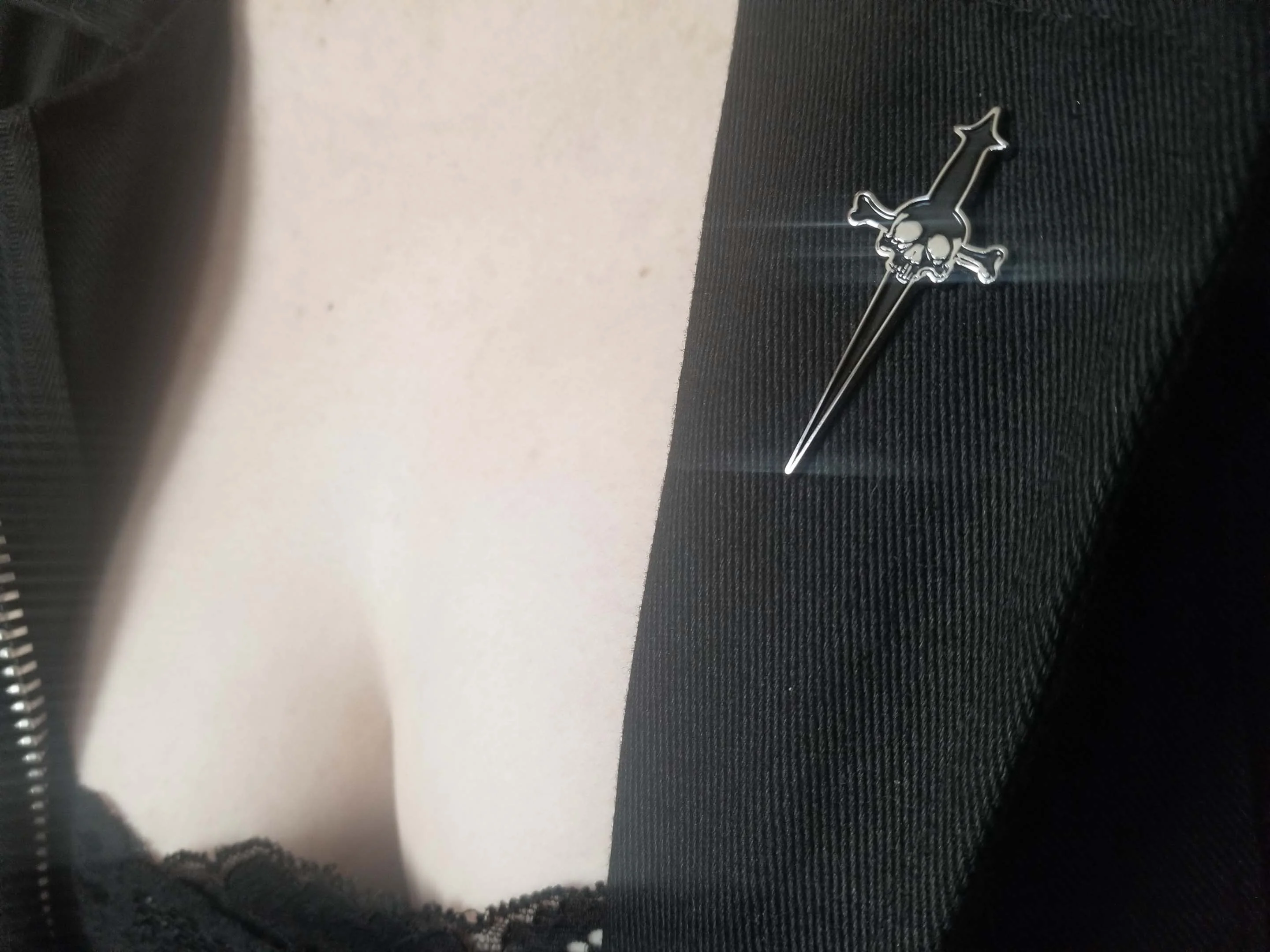 Lip Service Enamel Pin - Image 2
