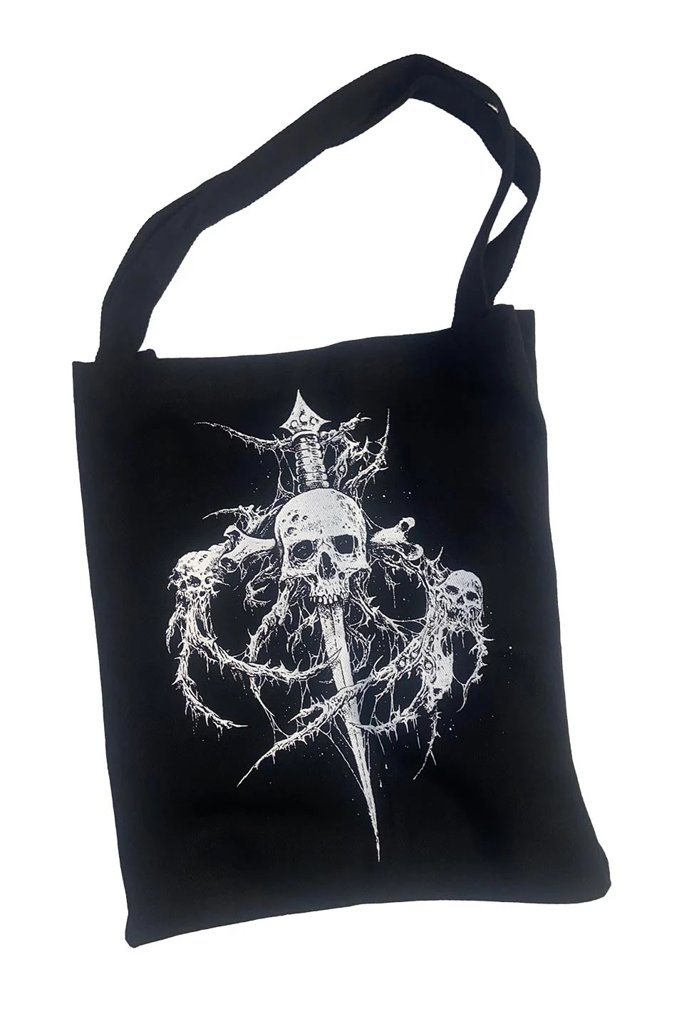 Lip Service Metal Dagger Coffin Logo Tote Bag - Image 5