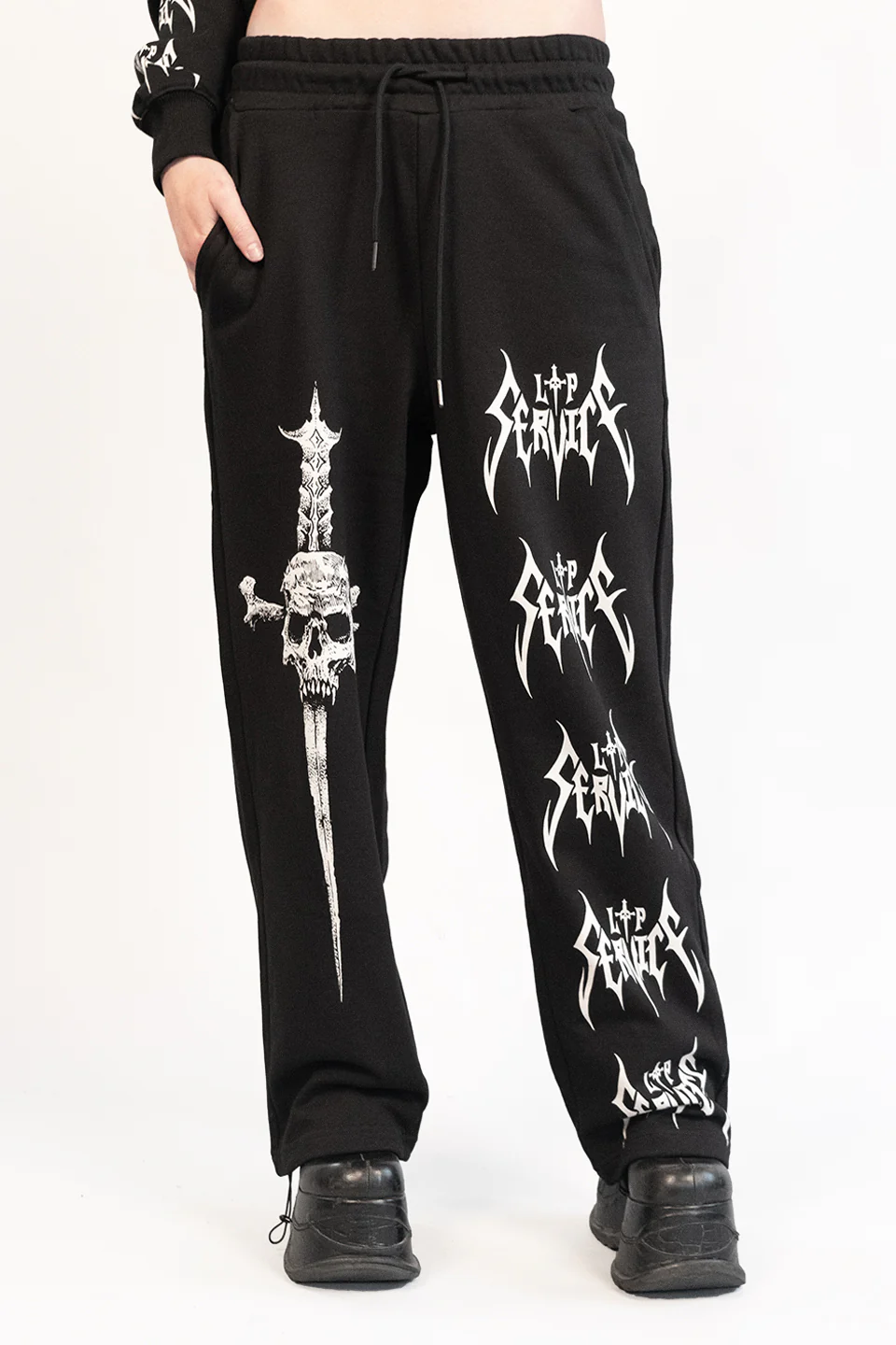 Lip Service Metal Dagger Sweatpants