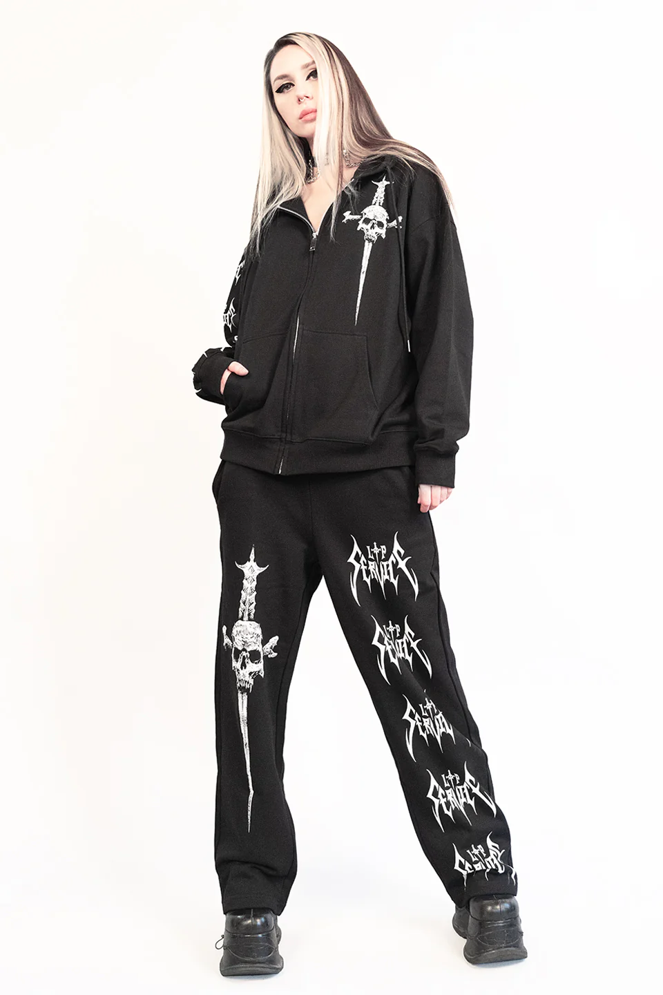 Lip Service Metal Dagger Sweatpants - Image 5