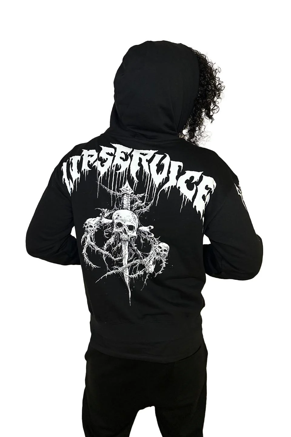 Lip Service Metal Dagger Zipper Hoodie