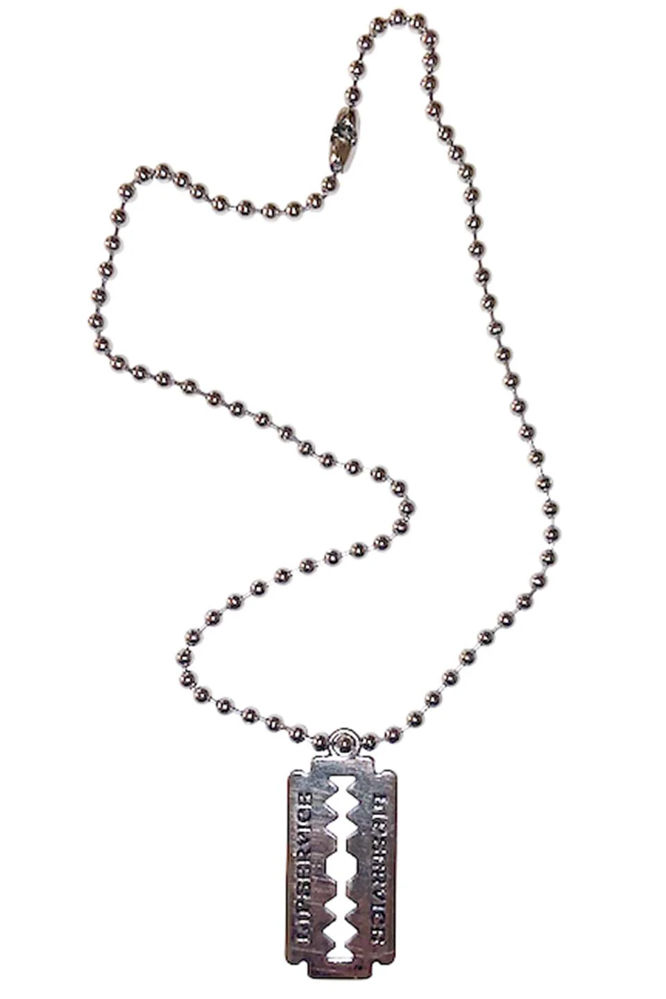 Lip Service Razor Blade Necklace