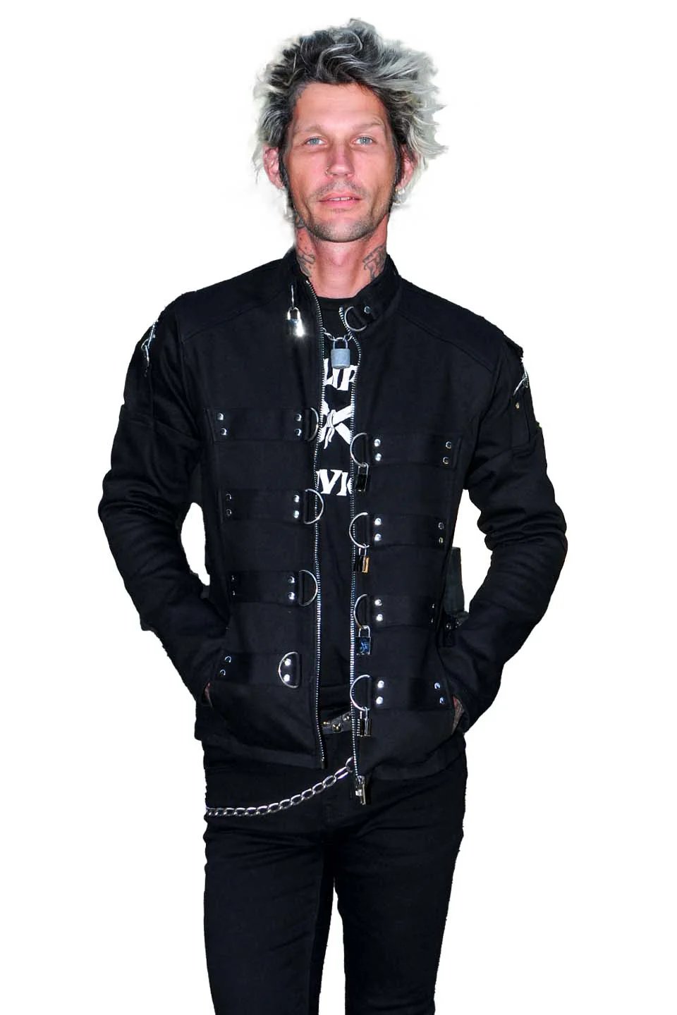 Lip Service Institutionalized Twill Straight Jacket - Image 3