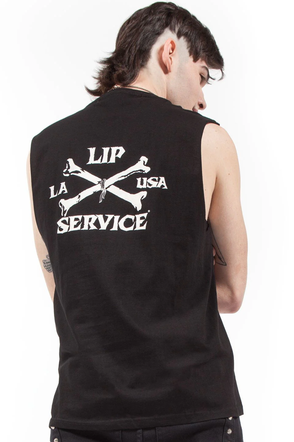 Lip Service Winged Skull T-shirt - Image 4