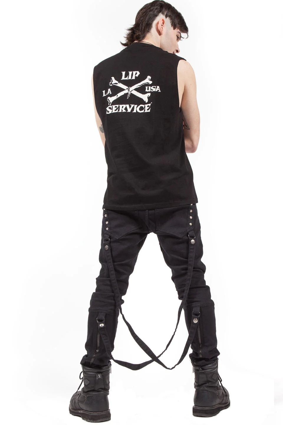 Lip Service Winged Skull T-shirt - Image 5