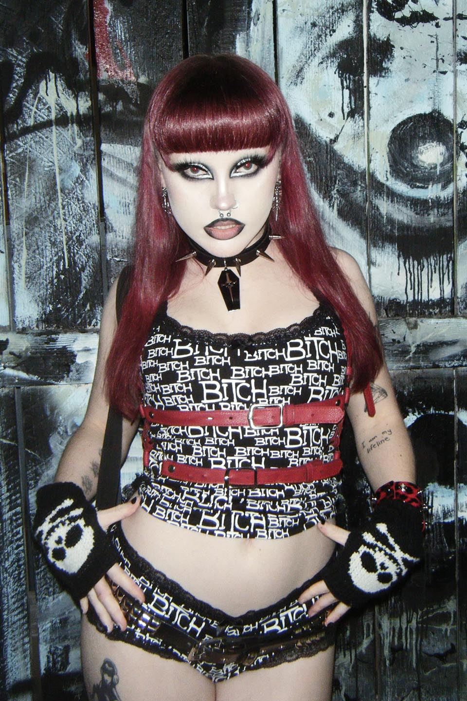Lip Service X iGirl Bitch Swear Shorts - Image 3