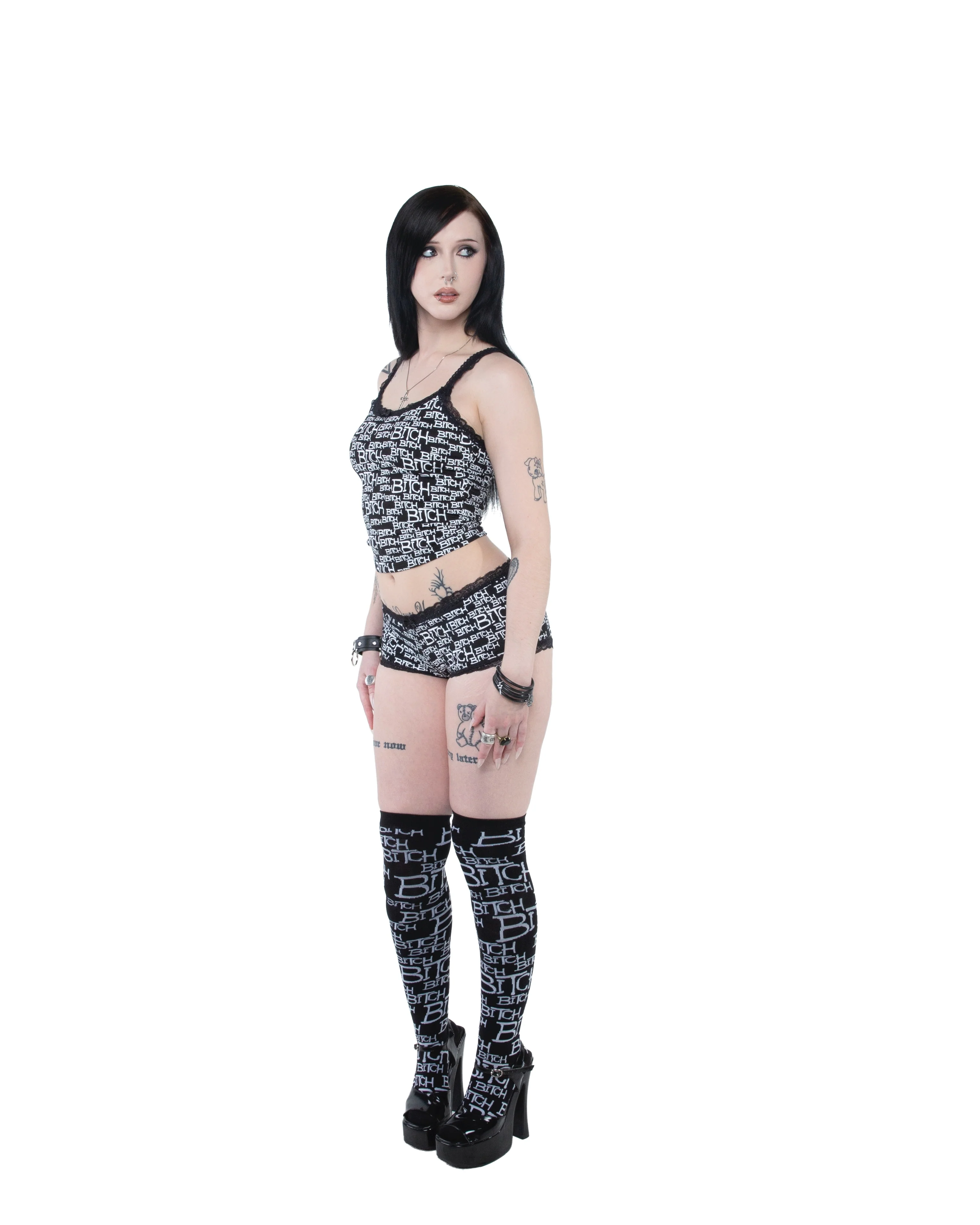 Lip Service X iGirl Bitch Swear Shorts - Image 8