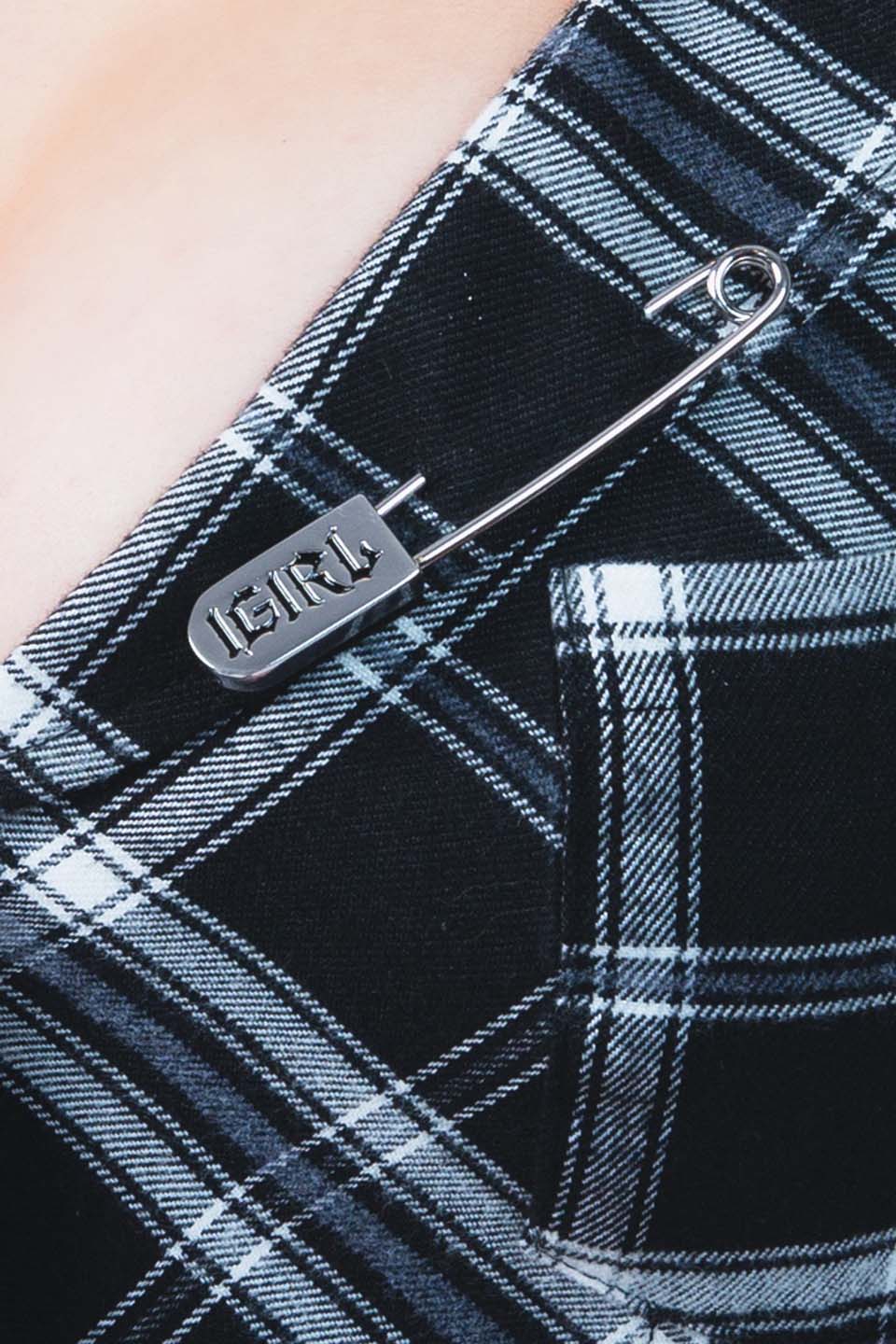 Lip Service X iGirl Black and White Plaid Sadie Dress - Image 10