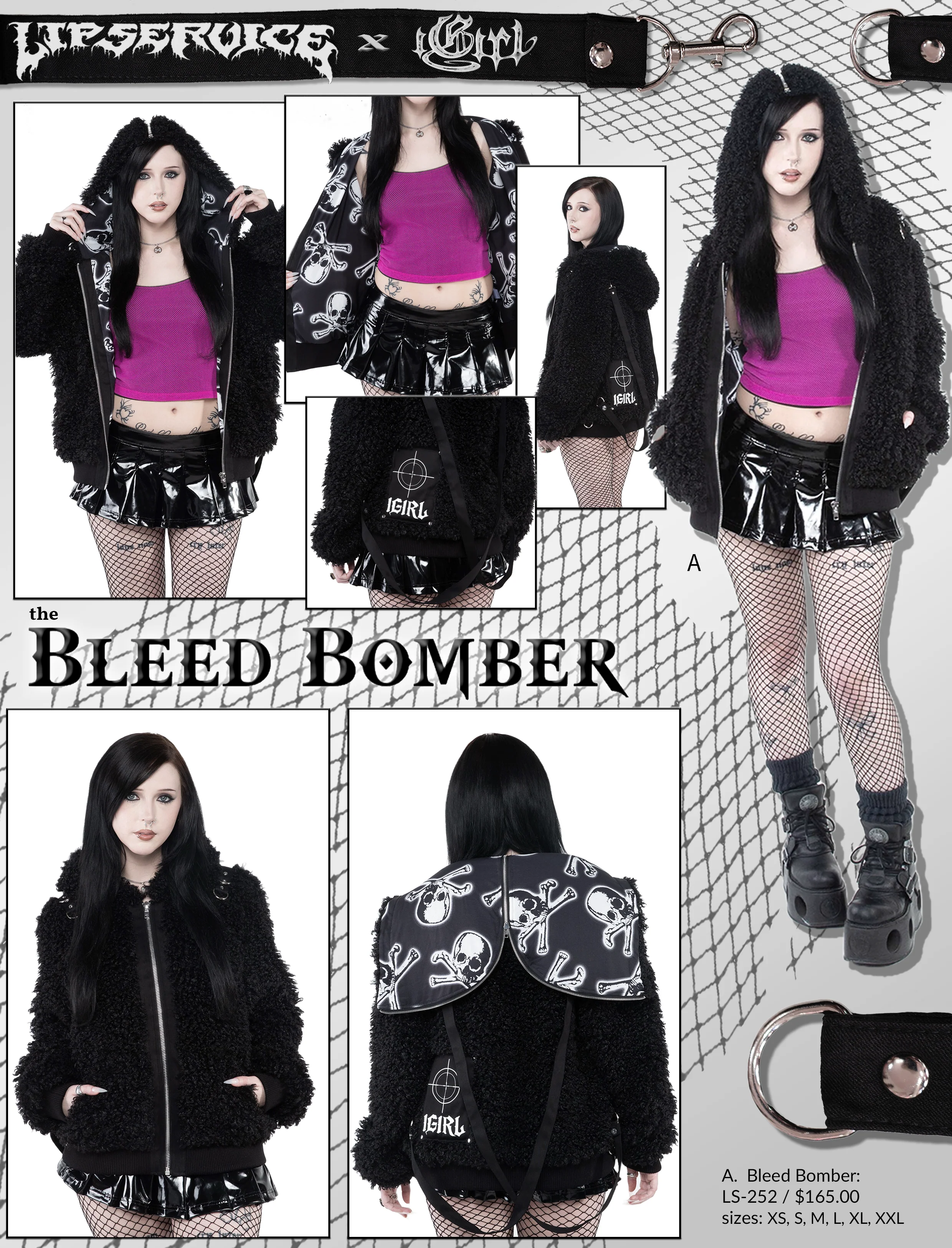 Lip Service X iGirl Bleed Bomber Jacket - Image 13