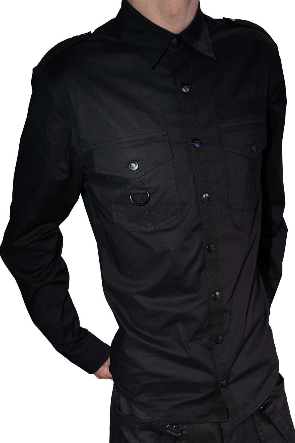 Black Ops Military Work Shirt - Image 3
