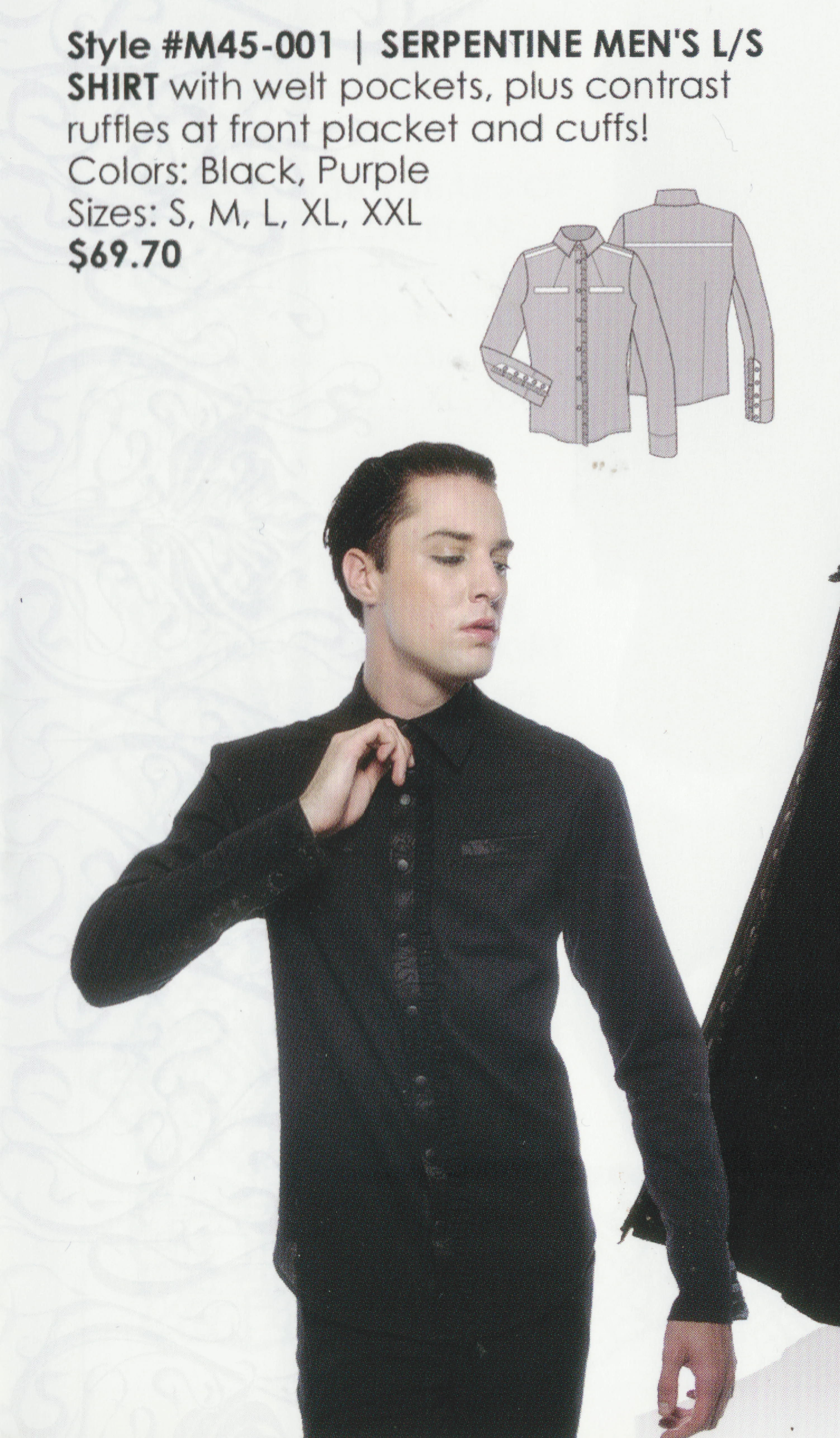 Mens Blacklist Dress Shirt - Image 3