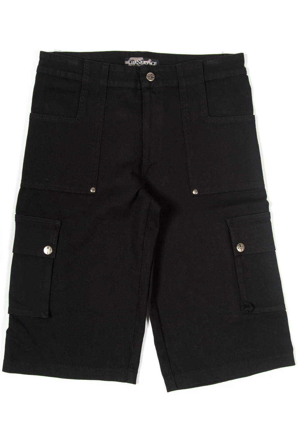 Vintage Black Cargo Shorts - Image 3